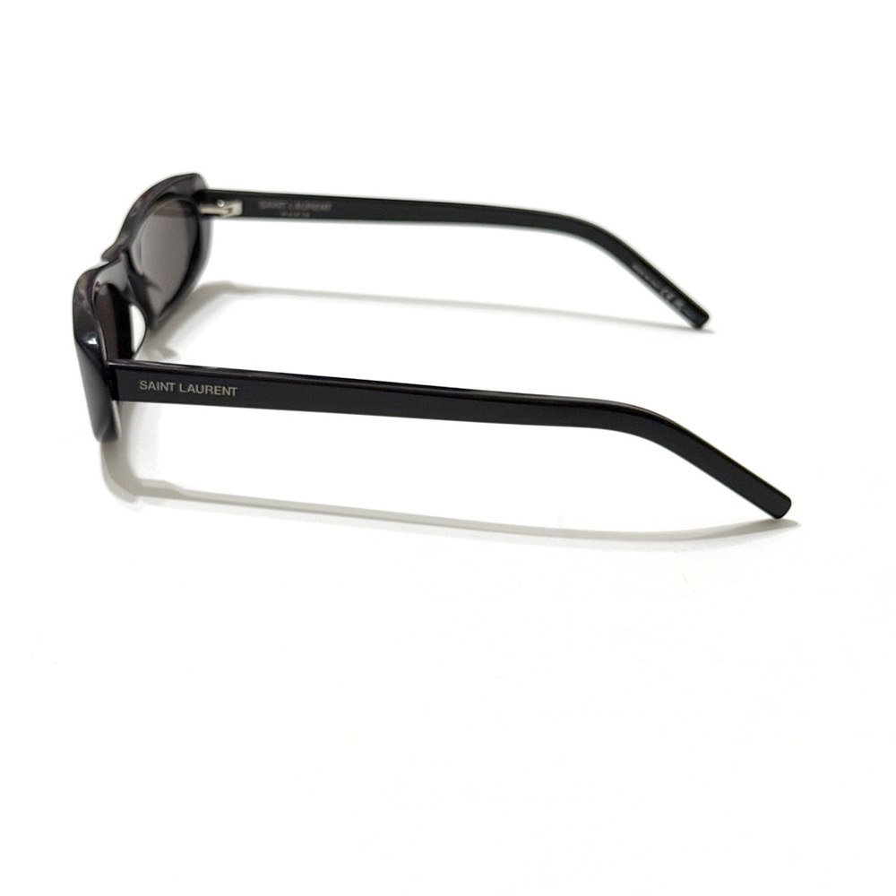 YSL SAINT LAURENT SL 557 BLACK CAT EYE OVAL SUNGLASSES - Picture 3 of 16